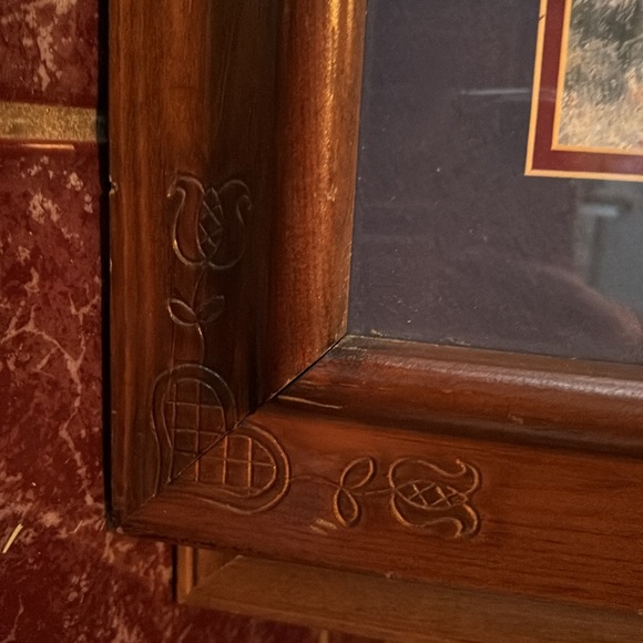 Spring creek express in vintage wooden frame - Picture 5 of 5